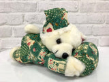0770 Dressed Bear with Pillow