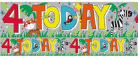 6837-4 Party Banner - Age 4