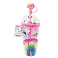 401NRB Rainbow Crystal Cool Cup with Straw