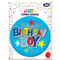 24780 Jumbo Badge - Birthday Boy