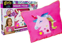 8513 Pink Sequined Unicorn Pillow DIY
