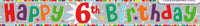 6837-6 Party Banner Age 6