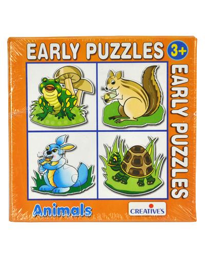 0743 Early Puzzles Animals