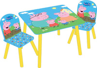 62100065 Peppa Pig Children's table and 2 chairs