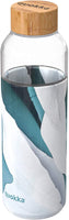 40003  Round Glass Bottle with Iceberg Silicone Case 660 ml
