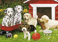 9526 Puppy Party 60 PC Puzzle