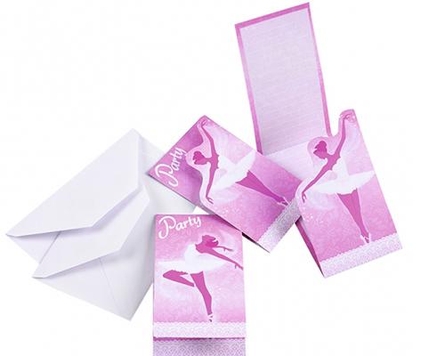 998306 Ballerina Party Invitations