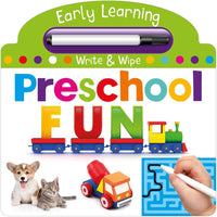 0452 Preschool Fun - Write & Wipe Activity Kids Books