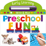 0452 Preschool Fun - Write & Wipe Activity Kids Books