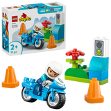 10470 Blue Police Motorcycle