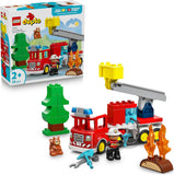 10473 Fire Engine with Hose and Firefighter