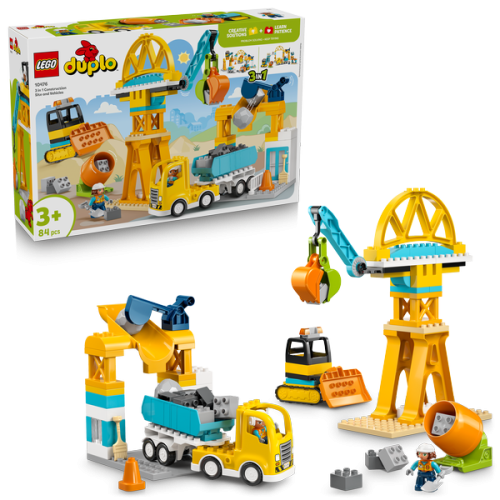 10476 3 in 1 Construction Site and Vehicles