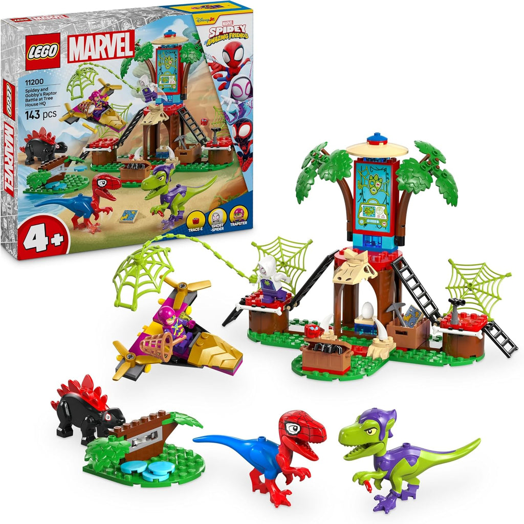 11200 Spidey and Gobby’s Raptor Battle at Tree House HQ