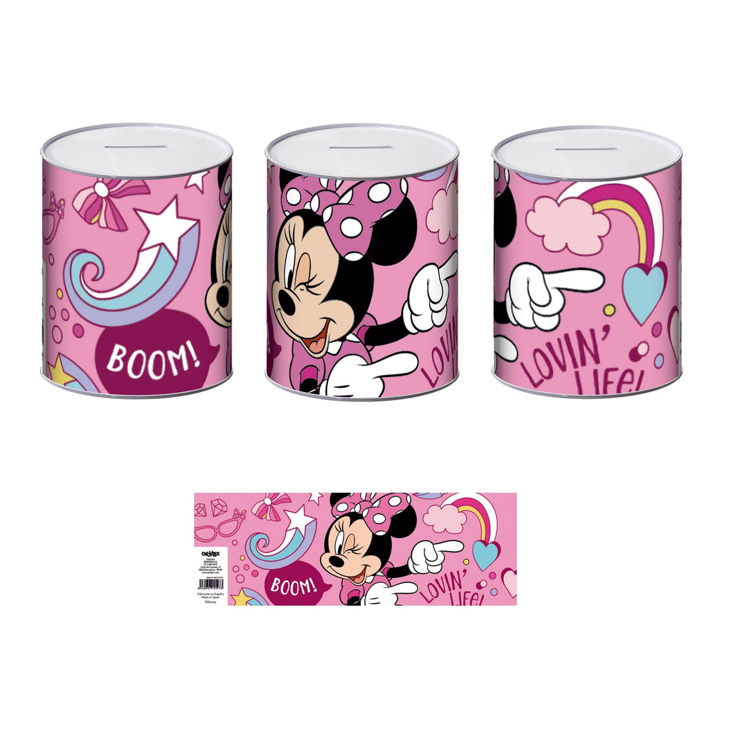 15597 MINNIE MOUSE METAL MONEY BOX