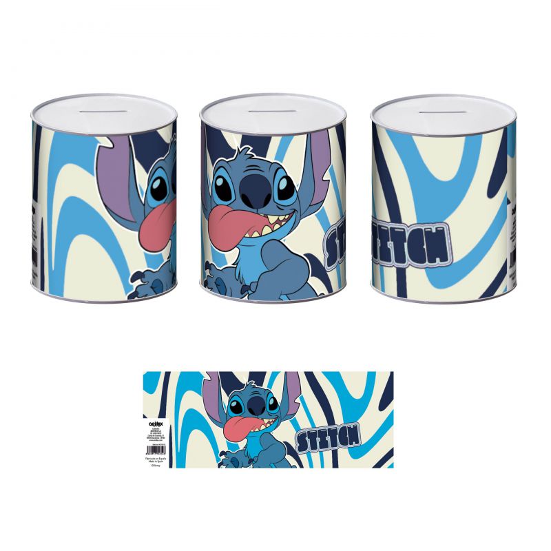 15612 STITCH METAL PIGGY BANK