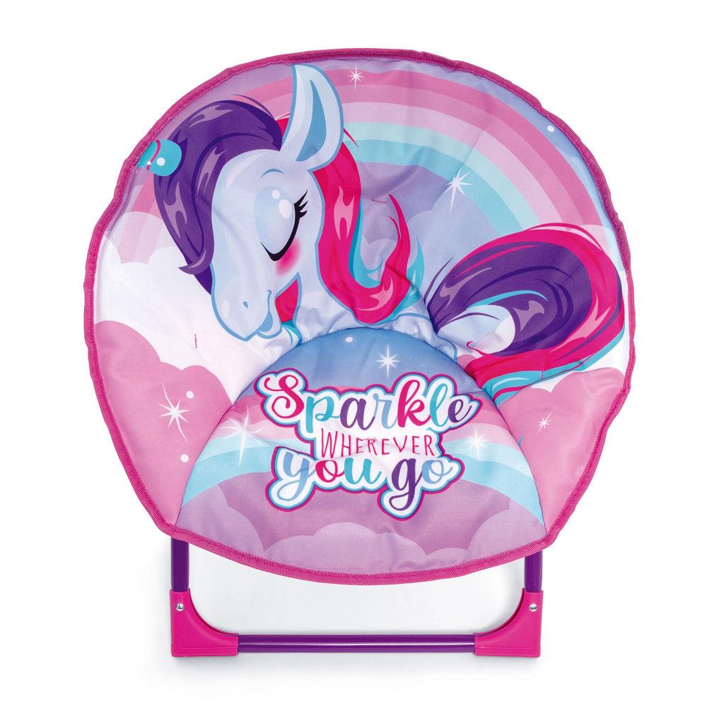 16158 UNICORN MOON-SHAPED CHAIR