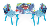 16657 LILO & STITCH WOODEN TABLE SET AND 2 CHAIRS
