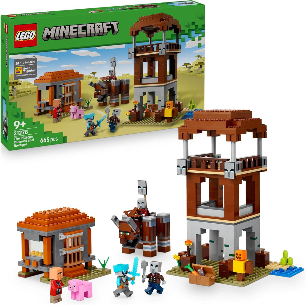 21278 Minecraft The Pillager Outpost and Ravager