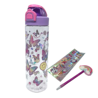 412TB Plastic Bottle for Children with Butterflies