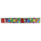 6837-8 Party Banner Age 8