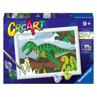 23561 CreArt Paint by Numbers - Wandering Dinosaur