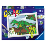 23561 CreArt Paint by Numbers - Wandering Dinosaur