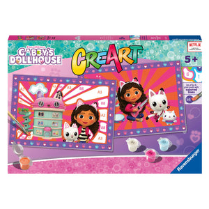 23715 CreArt Paint by Numbers - Gabby's Dollhouse