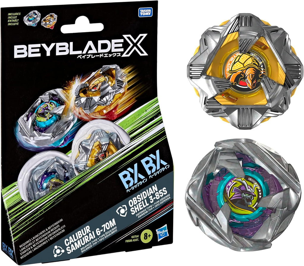 G2754 Beyblade X Dual Pack Calibur Samurai 6-70M