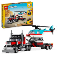 31146 Creator 3in1 Flatbed Truck with Helicopter