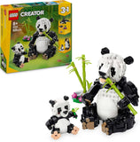 31165 3in1 Wild Animals: Panda Family