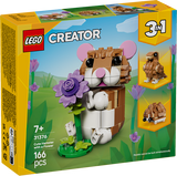 31376 Cute Hamster with a Flower