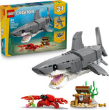 31381 3in1 Fierce Shark with a Treasure Chest