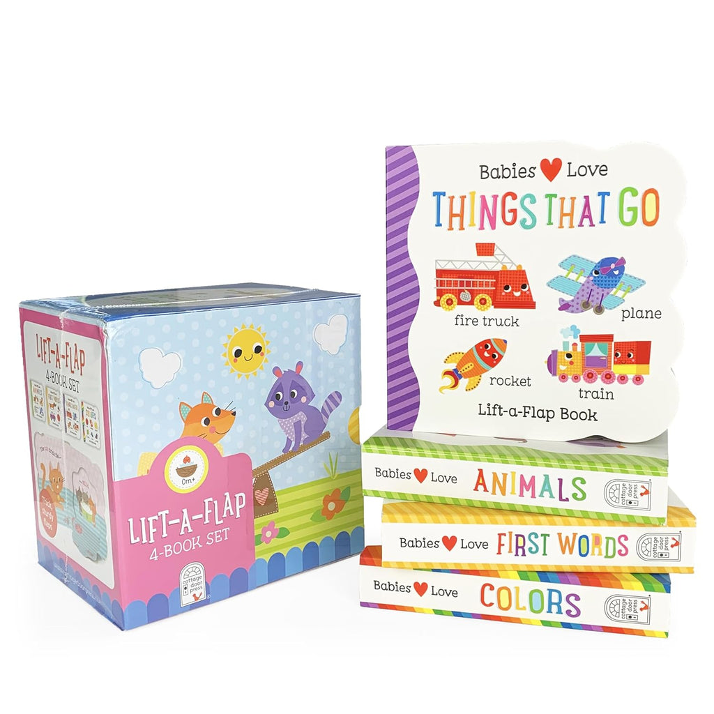 3393 4 Pack Babies Love Learning Lift-a-Flap Boxed Set