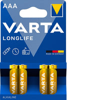 4103 Varta Longlife AAA Batteries