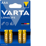 4103 Varta Longlife AAA Batteries