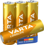 4106 Varta Longlife AA Batteries