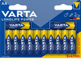 4906 Varta Longlife 8 + 4 AA Batteries