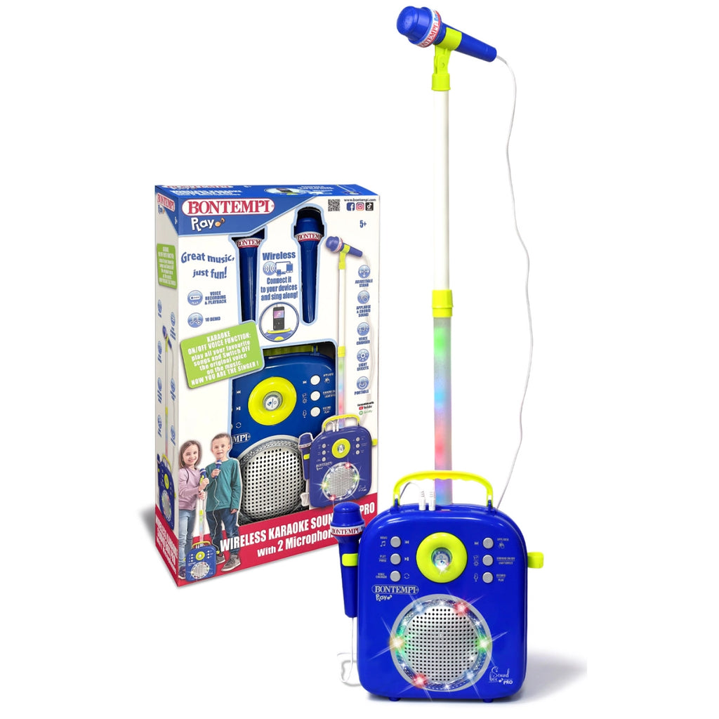 425030 Karaoke sound box with 2 microphones