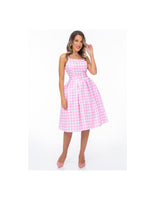 5137 Pink Retro Dress