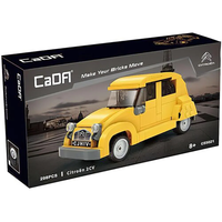 55021 Citroen 2CV Retro Car Construction Toy Scale 1:24