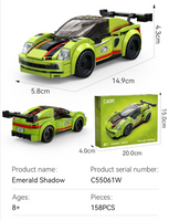 55061  Emerald Shadow Sprint Racing Car - 158 pcs