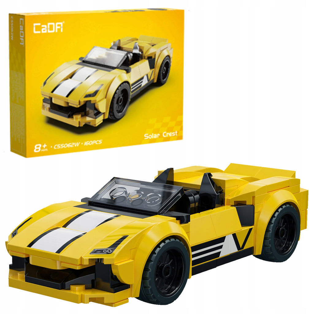55062  SOLAR CREST SPORTS CAR 160 PIECES