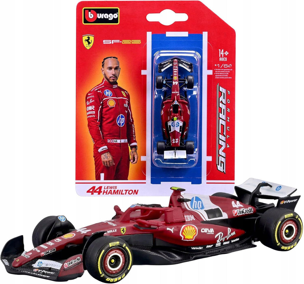 56802 F1 BOLID FERRARI SF-25 2025 LEWIS HAMILTON 1:64
