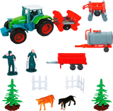 55012 Farm with Tractor Playset 1:72