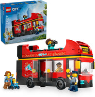 60407 Red Double-Decker Sightseeing Bus