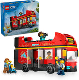 60407 Red Double-Decker Sightseeing Bus