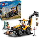 60480 Yellow Backhoe Loader