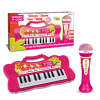 602172 Mini Keyboard and Karaoke Microphone Set