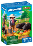 72171 Farmer with Potbellied Pig