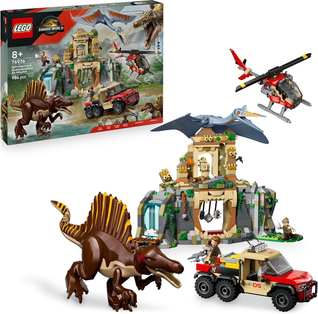 76976 Jurassic World Spinosaurus & Quetzalcoatlus Air Mission